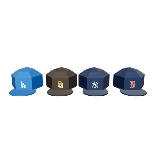 Baseball Cap Low-Poly Storage Box Pack - 3D Printable .3MF Files