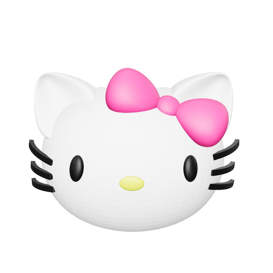 Hello kitty for the Bearly art pot 3d, 3mf, Read the description - Comprar en MenteczSVG