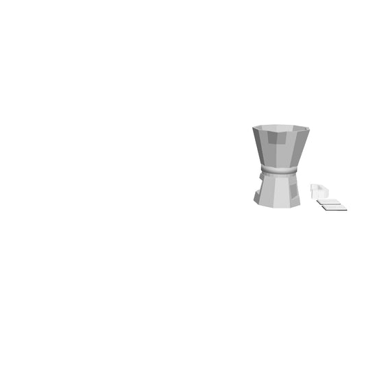 Pen holder 3D Design 3mf, puerto rico 3d, greca pen holder 3d , Digital product, 3MF - Comprar en MenteczSVG