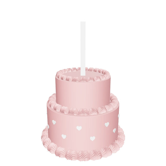3D cake for Cake Toppers, 3mf , stl , double-tier cake - Comprar en MenteczSVG