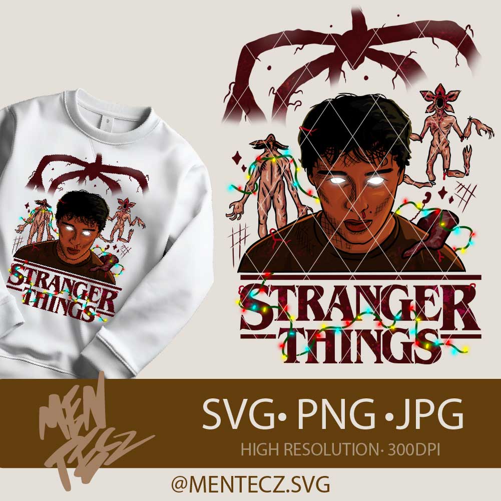 Stranger things png, Will Power PNG, Season 5 Will Byers PNG Clipart, for tshirt or sweater