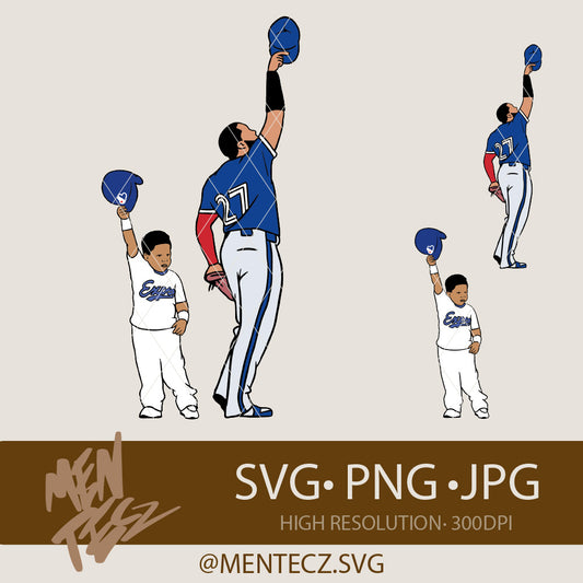 Diseño SVG para Cricut - Baseball SVG for Cricut | Vladimir Guerrero Jr Funny Quote Design | Dominican Pride Craft File - MenteczSVG