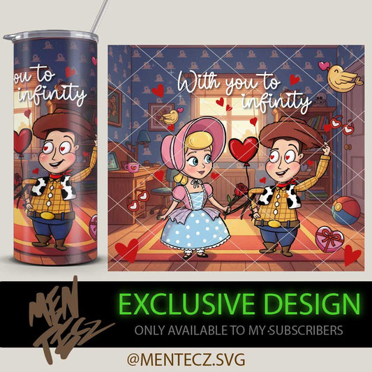 Imagen secundaria de Woody Bo Peep Valentine 2 Sided Shirt, Pixar Toy Story Xoxo Love Shirt, Woody Cowboy Toy Couple Matching, Disneyland Family Trip Outfits - MenteczSVG