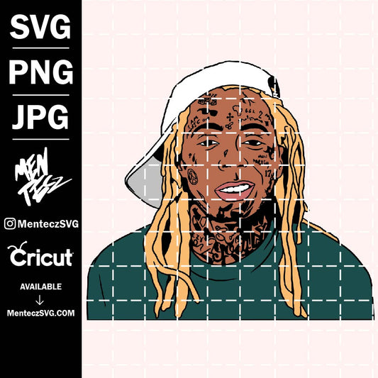 Lil Wayne SVG, Lil Wayne PNG, Digital Download