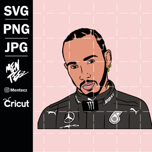 Diseño SVG para Cricut - Lewis Hamilton SVG, Hamilton art, Hamilton poster, f1 art, f1 poster, racing poster, neon print, f1 print, Hamilton print - MenteczSVG