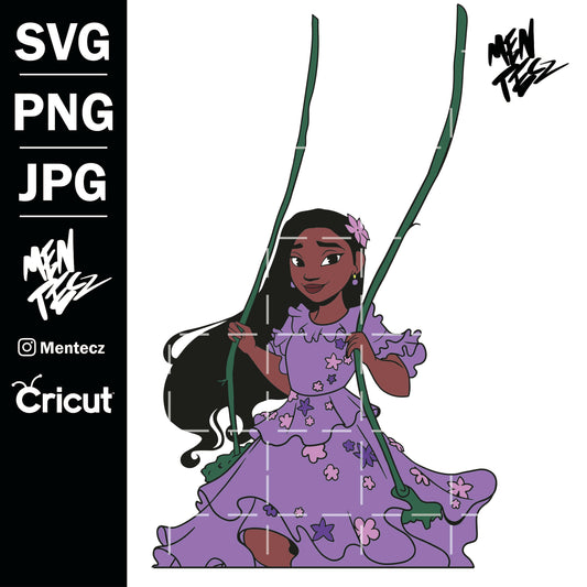 Diseño SVG para Cricut - Isabela svg, Isabela Clipart Encanto, antonio svg, Encanto clipart, Encanto Trending, cricut,  svg, png, jpg file art instant download - MenteczSVG