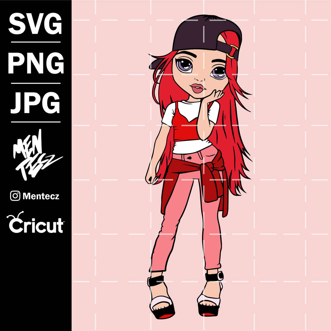Ruby Anderson Drawing Ruby Anderson SVG, Rainbow High Svg DIGITAL FILE Svg Png Jpg | โ MenteczSVG