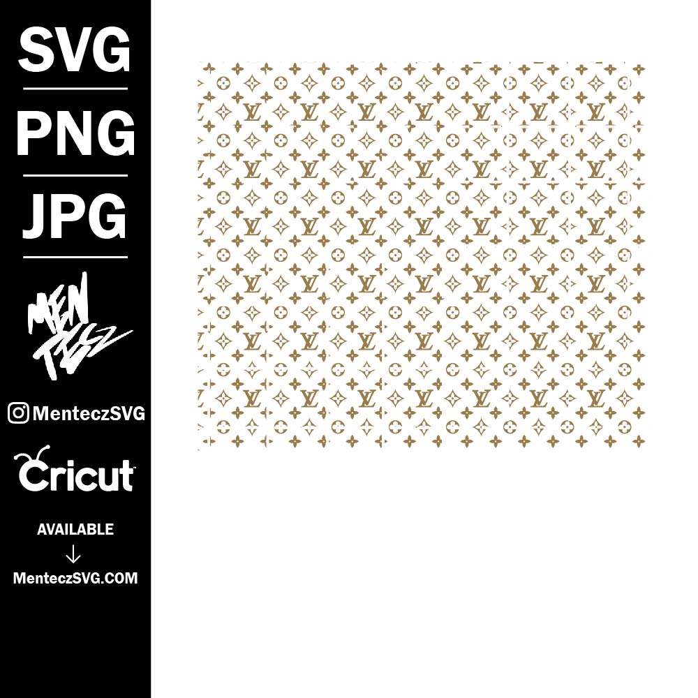 LV Louis Vuitton Logo svg (2 colors), lv pattern svg, SVG files