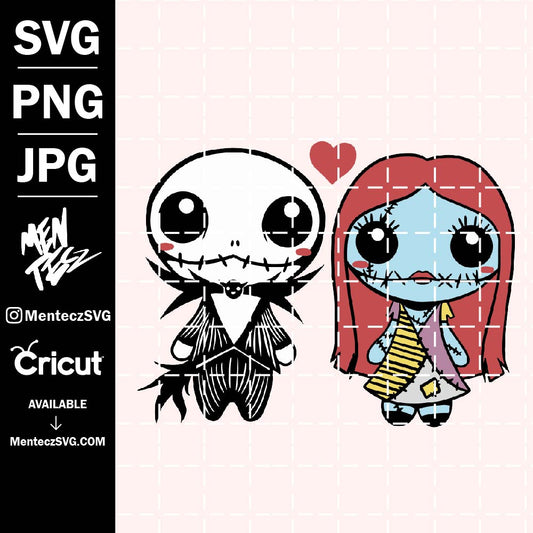 Diseño SVG para Cricut - jack and sally baby svg , Horror movie characters in knives svg, Michael Myers svg, Jason Voorhees - MenteczSVG