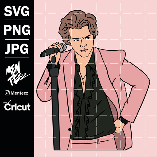 Harry Styles SVG, Cartoon and silhouette for cricut, svg, PNG, jpg