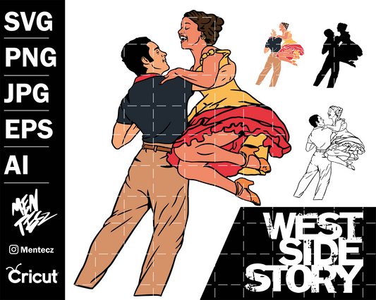 West side story svg, West side story PNG