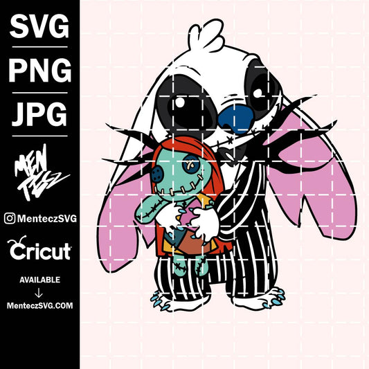 Stitch Jack SVG, jack svg, stitch svg, Custom Starbuck, Archivos para Cricut y otros cortadores electrónicos