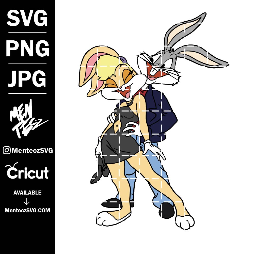 Bugs bunny y Lola SVG | Bugs Bunny PNG, JPG and SVG Cut File Bundle | Bunny Vector Clip Art, Looney tunes