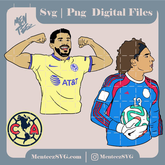 Club America svg, png, memo Ochoa svg, Henry Martin svg, Catar svg, catar 2022, Catar 22, Mexico svg