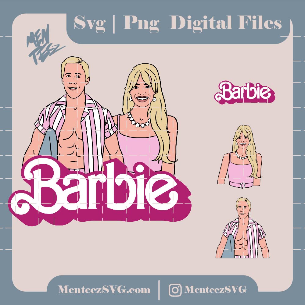 Barbie Movie SVG, file for cricut , Layered SVG files, ,Clipart files, Instant Download, barbie doll png, barbie clip art