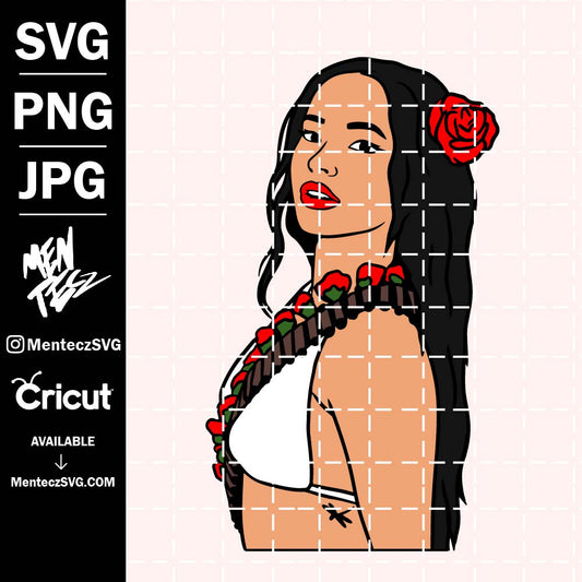 Becky G SVG, La Princesa, Becky G, PNG File,Mamii, Cricut, Solo descarga digital