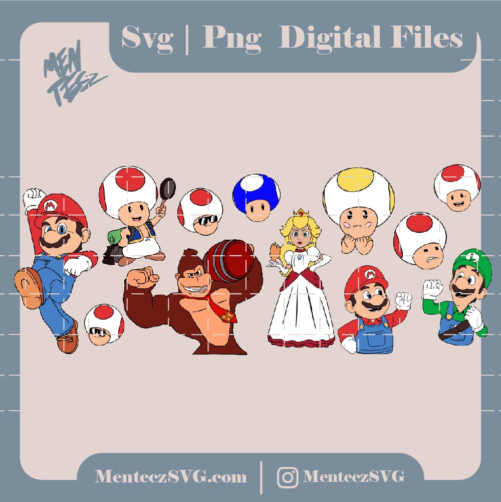 Mario bros wraps SVG, PNG and jpg, super mario svg, la pelicula, the super mario bros movie 2023, bundle svg, mario wraps svg